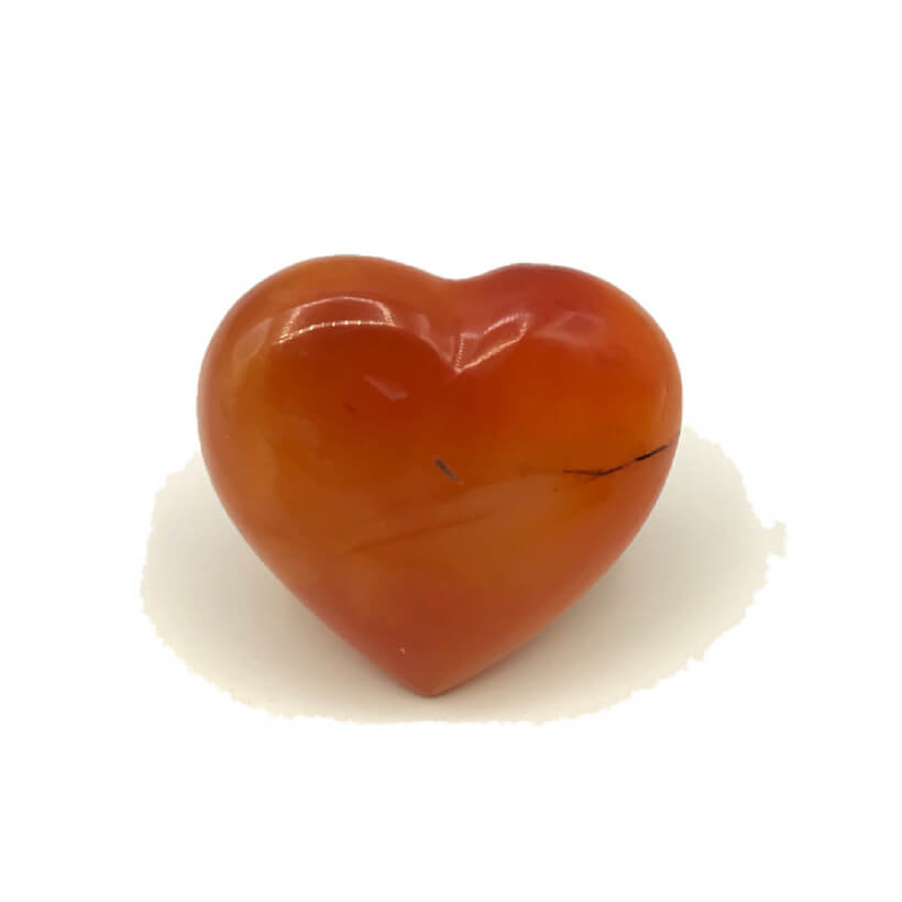 Rotes Karneol-Herzchen