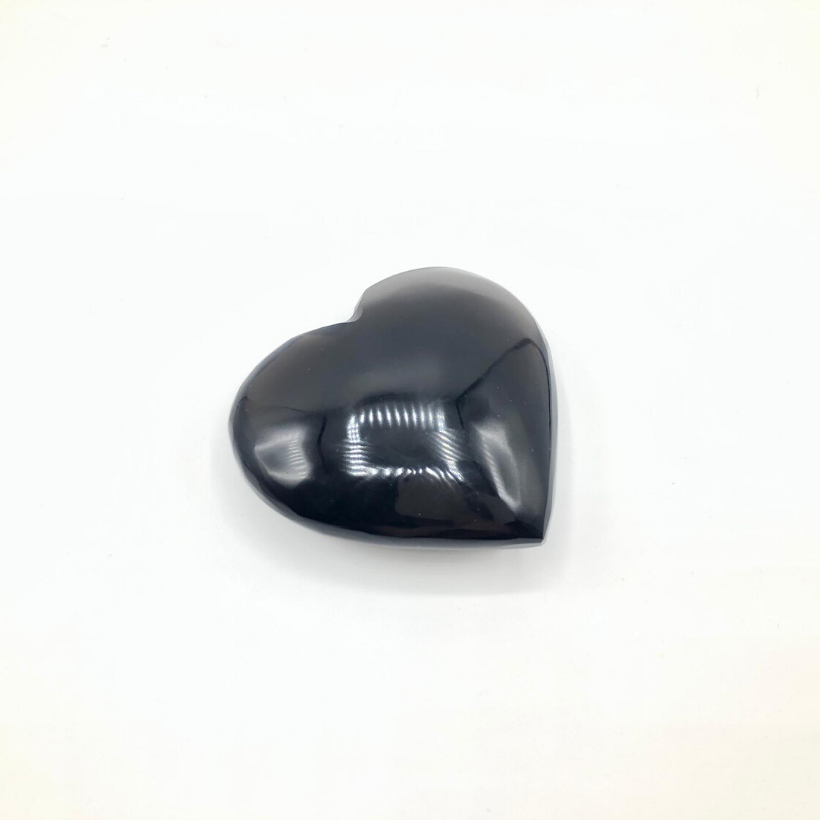 Obsidian in Herzform