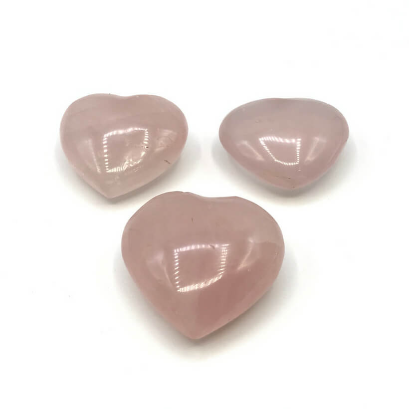 Rosenquarz-Herzchen