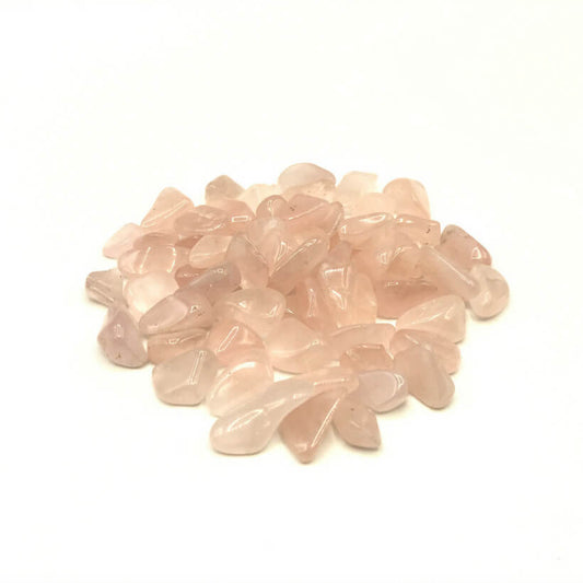 Rosenquarz Mini-Trommelsteine