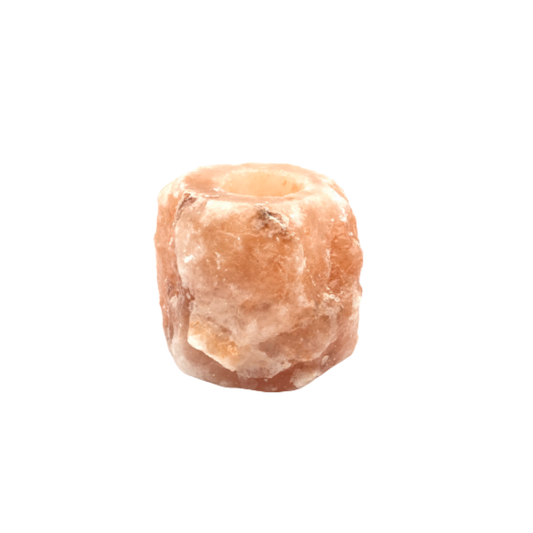 Salzkristall Teelicht