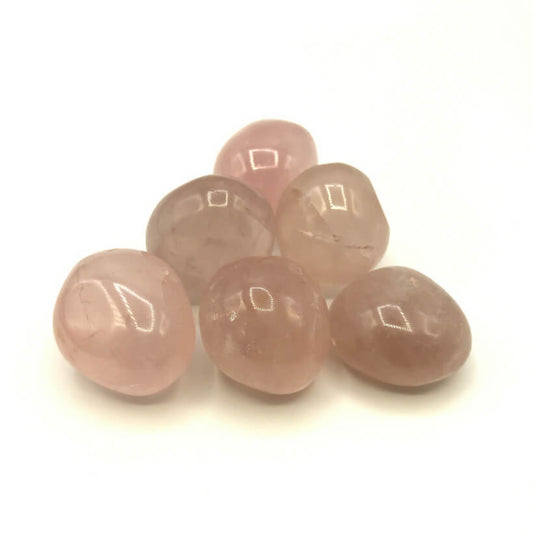 Stern-Rosenquarz Trommelstein