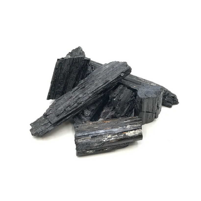 Schwarzer Turmalin (Schörl) Wasserstein