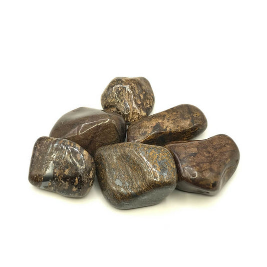 Bronzit Trommelstein
