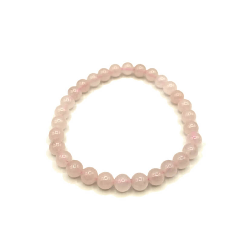 Armband Rosenquarz-Perlen
